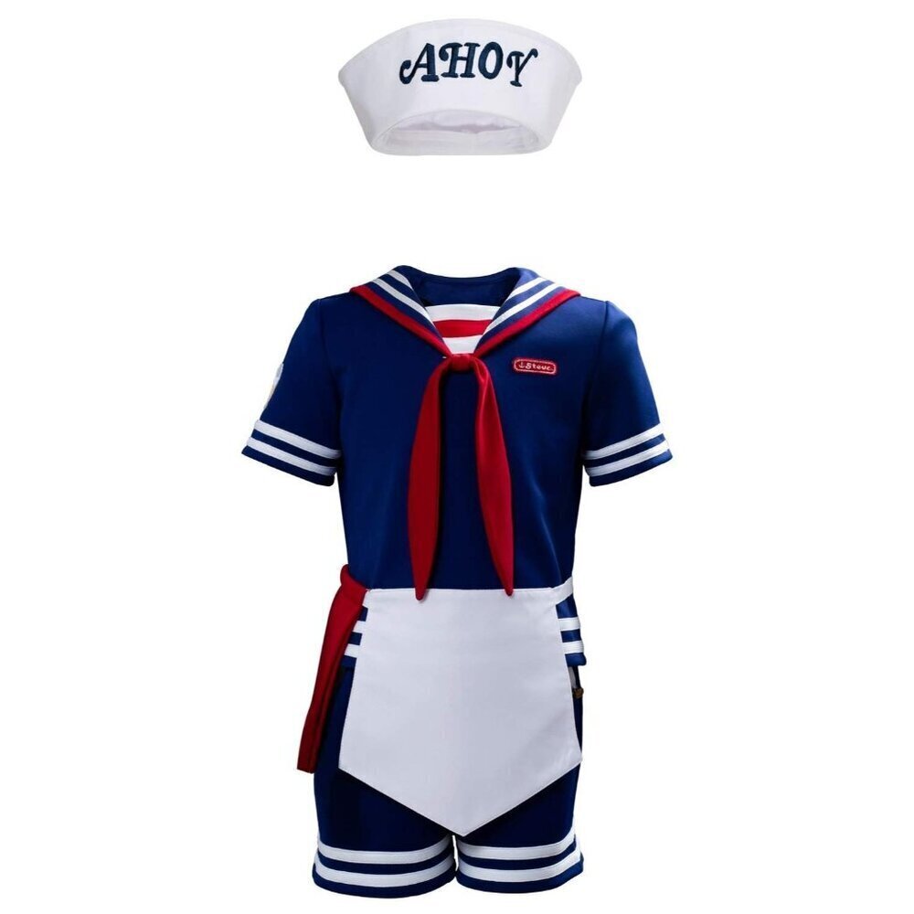 *NGOVINY Steve Cosplay Costume Boys Child Pants Tops Apron Uniform Medium